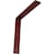 Ekena Millwork Hamilton Steel Bracket, Hammered Bright Red 2"W x 12"D x 12"H BKTM02X12X12HAHRE - alternate 1